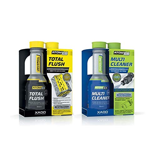 XADO Set für Motorreinigung - 1X Total Flush + 1X Multi Cleaner Benzin XADO Set für Motorreinigung - 1X Total Flush + 1X Multi Cleaner Benzin von XADO