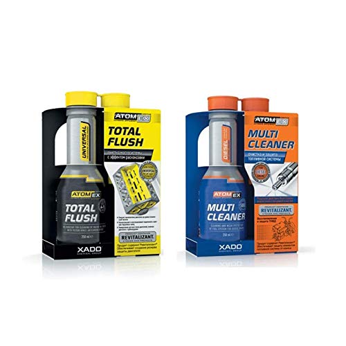 XADO Set für Motorreinigung - 1X Total Flush + 1X Multi Cleaner Diesel XADO Set für Motorreinigung - 1X Total Flush + 1X Multi Cleaner Diesel von XADO