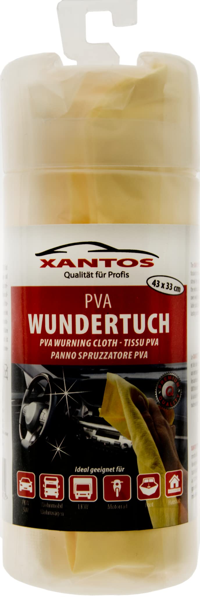 XANTOS PVA-Wundertuch im Köcher von XANTOS