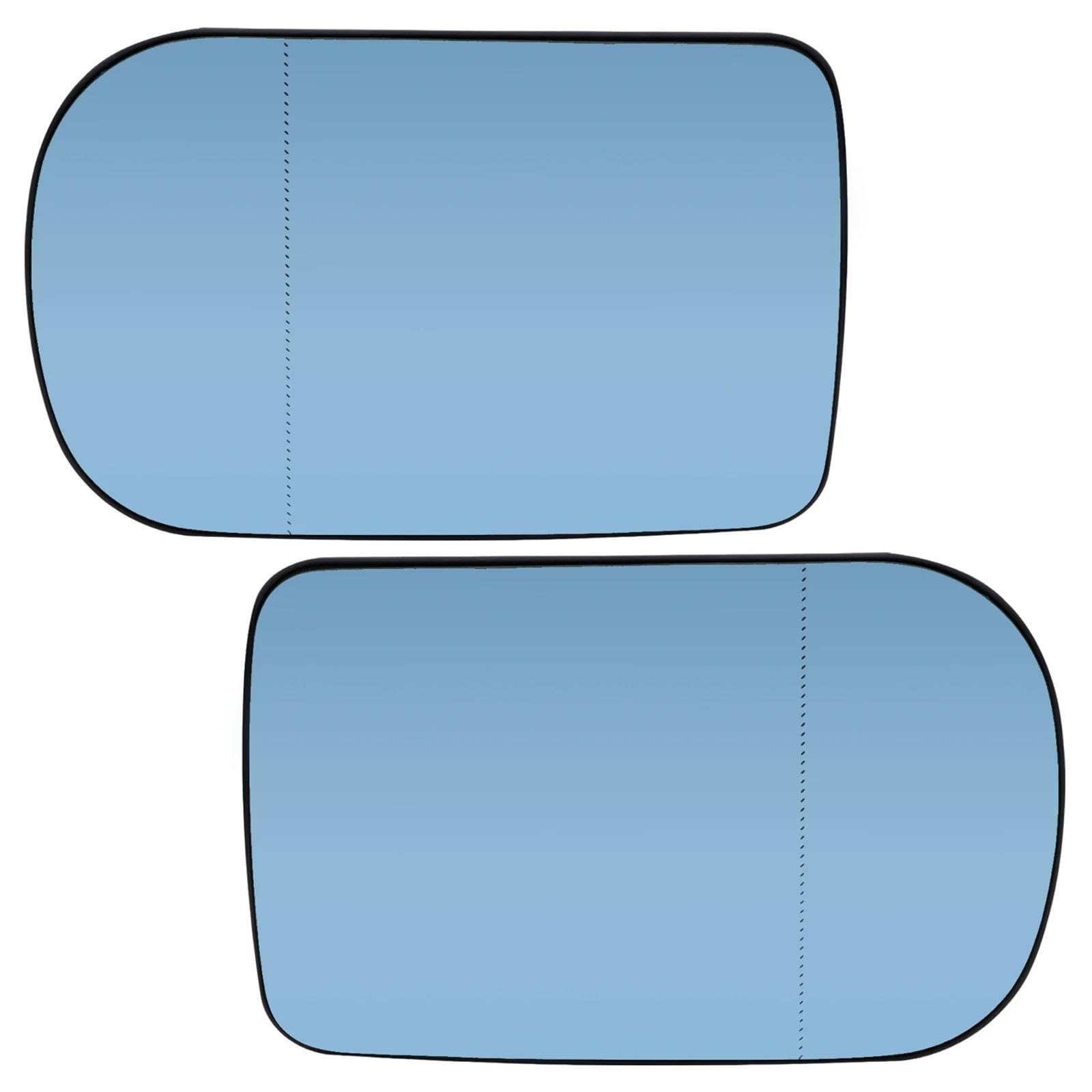 Außenspiegel Glass Für 5 Serie Für E39 2000~2003 Links Rechts Tür Seite Flügel Spiegel Glass Erhitzt Blau Rückansicht Rück Konvexe Außen(Left and Right) von XARNUH
