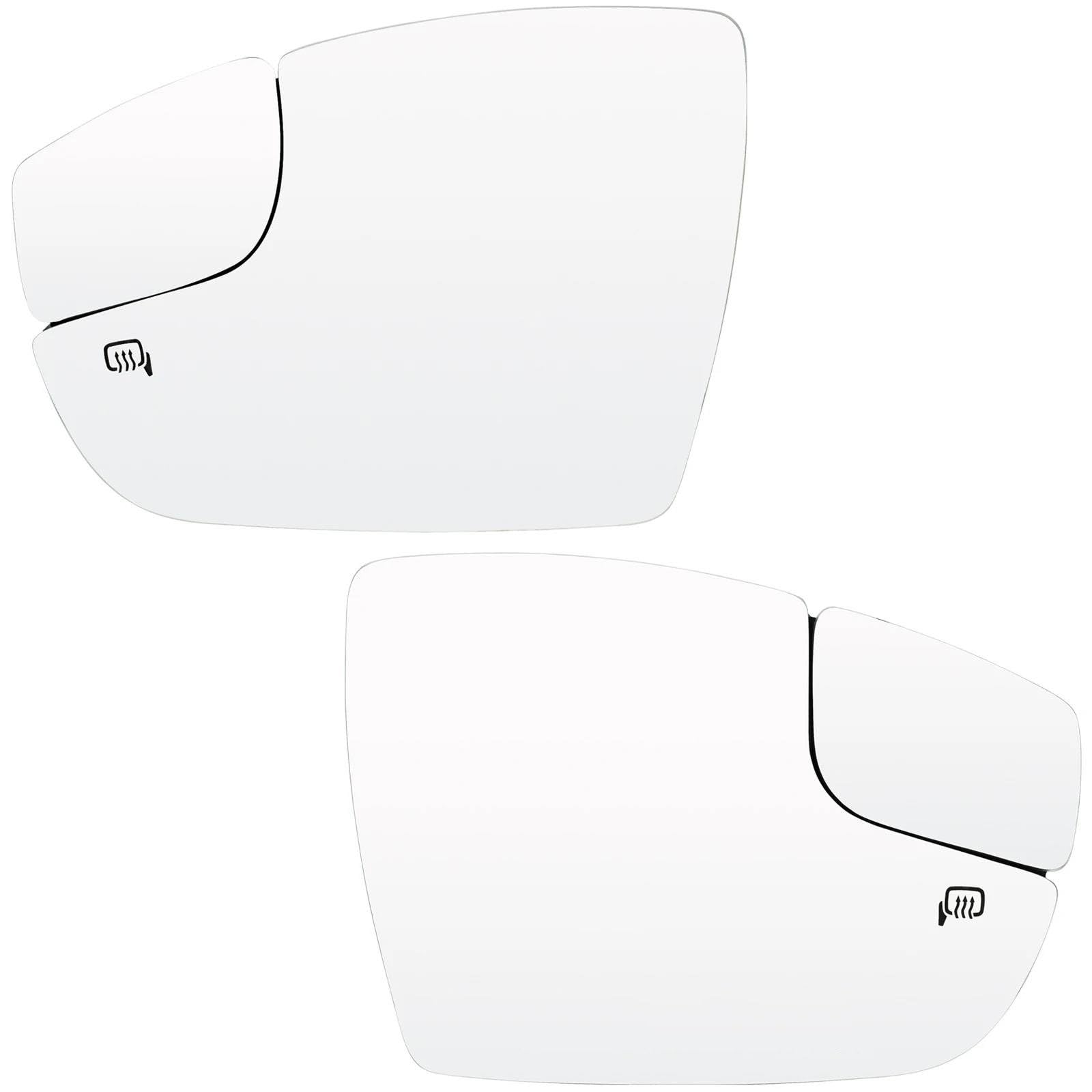Außenspiegel Glass Für Focus 2012-2014 Linke Rechte Seite Tür Außenspiegel Glass Beheizt Konvex Toter Winkel Hinten Ansicht Exterieur(Left and Right) von XARNUH