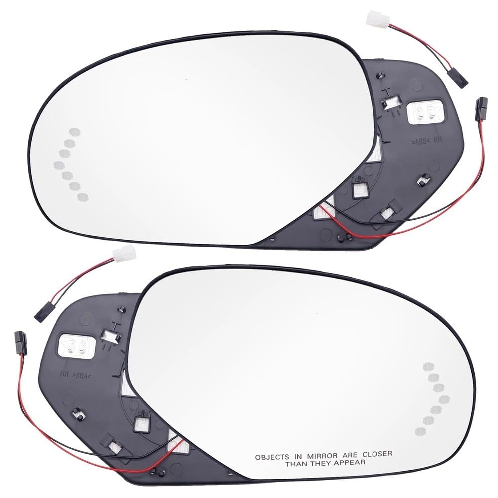 Außenspiegel Glass Für Sierra 3500 HD 2008-2013 Links Rechts Seite Flügel Spiegel Glass Beheizte Rückansicht Platte Tür Flügel Rückspiegel(Left Right) von XARNUH