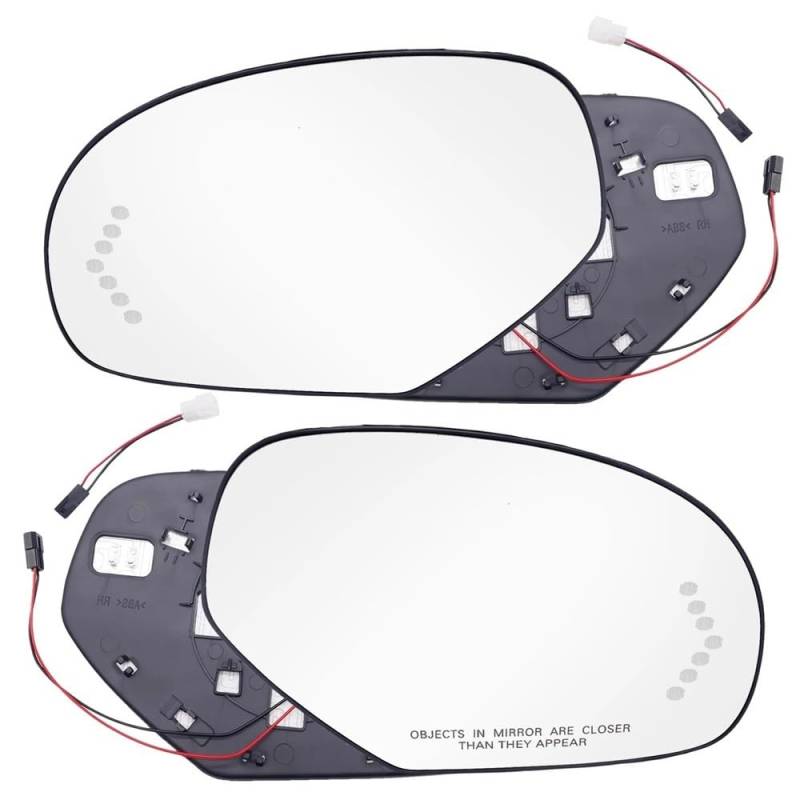 Außenspiegel Glass Für Sierra 3500 HD 2008-2013 Links Rechts Seite Flügel Spiegel Glass Beheizte Rückansicht Platte Tür Flügel Rückspiegel(Left Right) von XARNUH