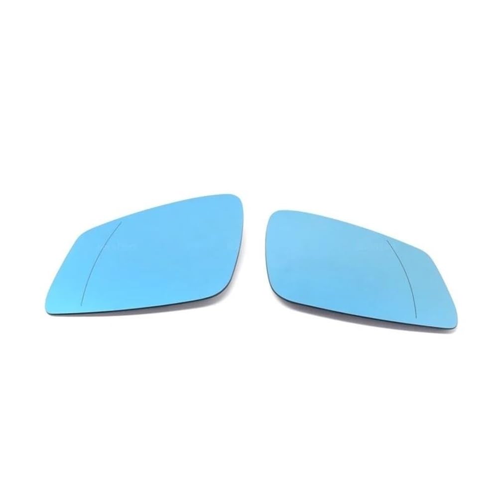 Außenspiegel Glass Für X1 Für E84 Für LCI 2013-2015 Links Rechts Tür Seite Erhitzt Flügel Spiegel Glass Rückspiegel Platte(1 Pair Blue) von XARNUH