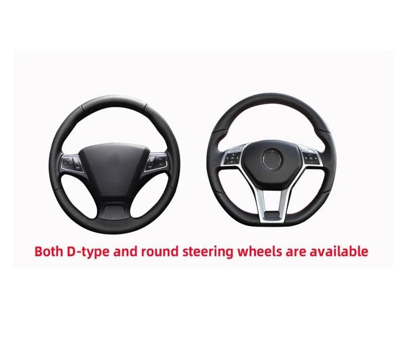 Auto Ohne Innenring Lenkradbezug Passt Für 15" Autopolster LenkradhüLlen(Black orange) von XARNUH