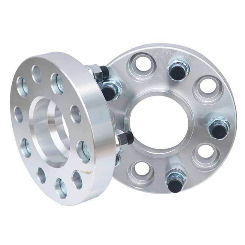 Distanzscheibe Räder 2Stück 25mm PCD 5X108 5X4.25 CB 63.4 12X1.5 Reifen Verbreitert Flansch Radnabecenteric Auto Rad Abstandhalter von XARNUH