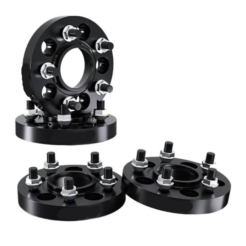 Distanzscheibe Räder Für GT500 2 PCS 5x114,3 70,5 M14X1,5 1/2" Flanschplatte T6-7075 Spurverbreiterungen Aluminiumnabe Verbreiterter Adapter(4pcs 30mm M14X1.5) von XARNUH