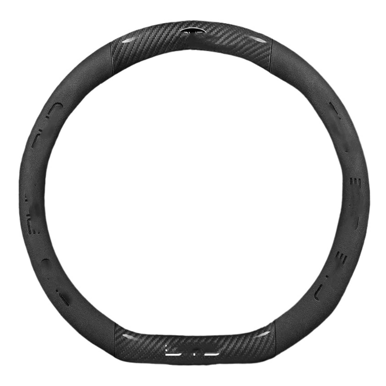 Für BYD Für Atto 2 Für Atto 3 EV Für Yuan Für Plus Für Qin Für Plusdmi Für Atto 3 Für Han EV förmige Autolenkradabdeckung LenkradhüLlen(O Type B) von XARNUH