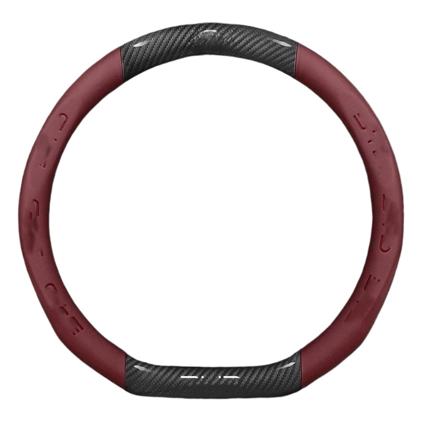 Für BYD Für Atto 2 Für Atto 3 EV Für Yuan Für Plus Für Qin Für Plusdmi Für Atto 3 Für Han EV förmige Autolenkradabdeckung LenkradhüLlen(O Type D) von XARNUH