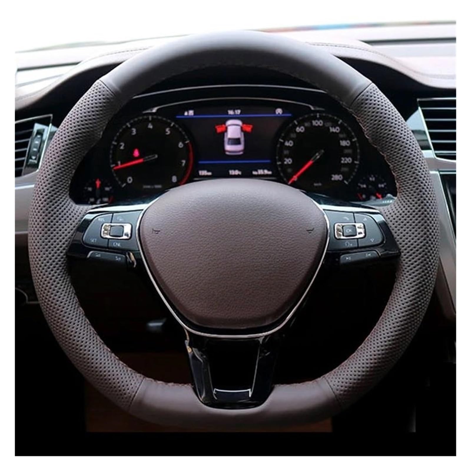 Für Golf 7 Mk7 Für Polo Für Für Passat B8 Auto Lenkrad Abdeckung Auto Innen LenkradhüLlen Für Golf 7 Mk7 Für Polo Für Für Passat B8 Auto Lenkrad Abdeckung Auto Innen LenkradhüLlen von XARNUH