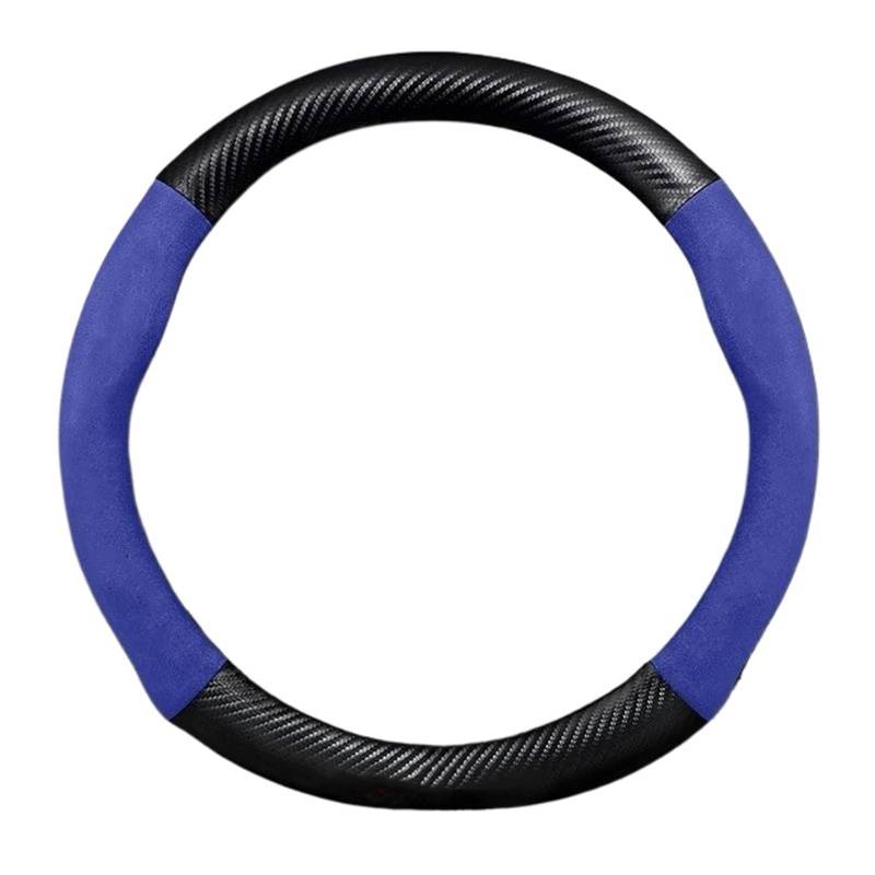 Für Subaru Für STI BRZ WRX Xv Für Ascent Für Forester Für Outback Für Impreza Für Legacy Auto Carbonfaser-Lenkradabdeckung LenkradhüLlen(Blue) von XARNUH