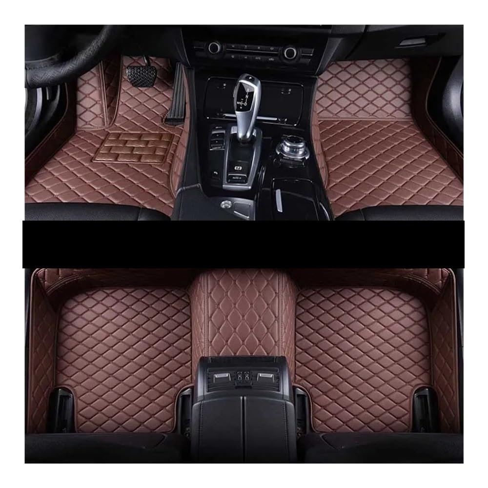 Nach Maß Auto FußMatten Für CX-7 2006 2007 2008 2009 2010 2011 2012 2013 2014 2015 2016 Custom Car Fußmatten Auto Teppiche Fuß Coche Zubehör(Coffee) von XARNUH