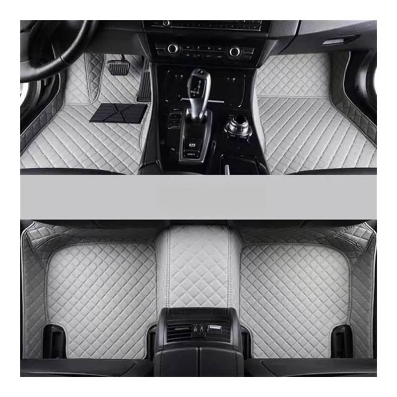 Nach Maß Auto FußMatten Für CX5 2017-2024 Benutzerdefinierte Auto-Fußmatten Auto Teppiche Fuß Coche Allwetter-Automatten Zubehör(Grey) von XARNUH