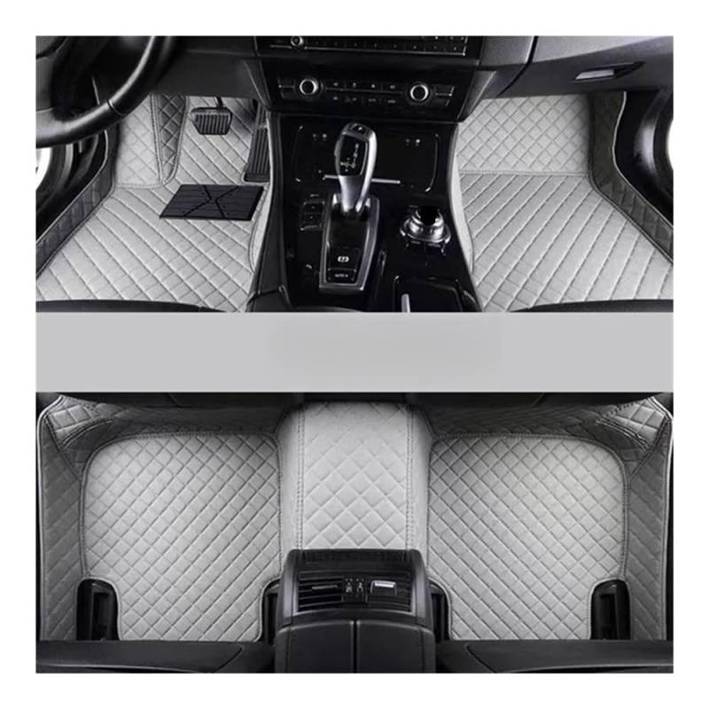 Nach Maß Auto FußMatten Für Citroen Für C5 2. 2008-2016 Benutzerdefinierte Auto-Fußmatten Autoteppiche Fuß Coche Zubehör Allwetter-Automatten(Grey) von XARNUH