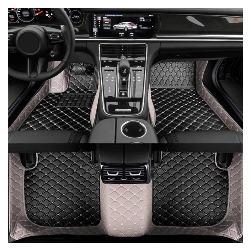 Nach Maß Auto FußMatten Für Explorer 7 Sitz 2021 2022 Custom Auto Bodenmatte Innenausstattung Allwetter Auto Matten Auto Matten Set(Gray Black) von XARNUH
