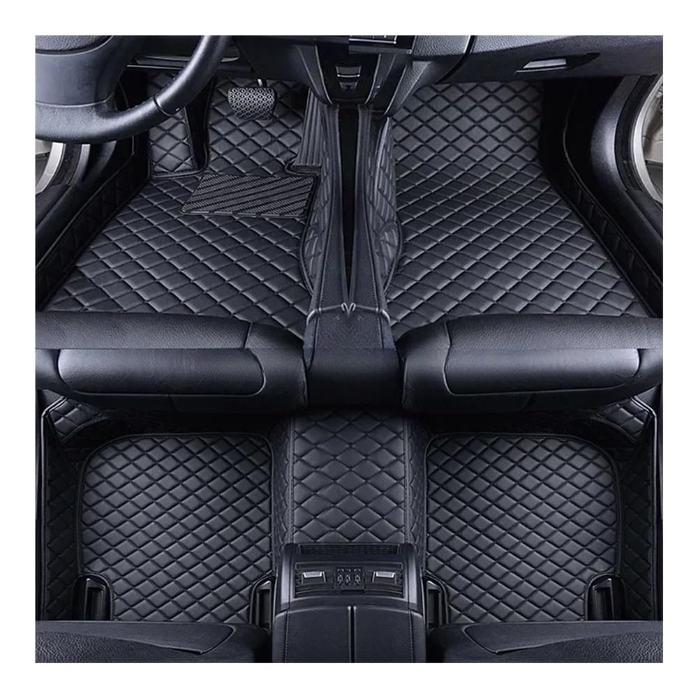Nach Maß Auto FußMatten Für Freemont 7Seat 2011 2012 2013 2014 2015 2016 2017 2018 2019 Auto-Fußmatten Innenausstattung Allwetter-Automatten(All Black) von XARNUH