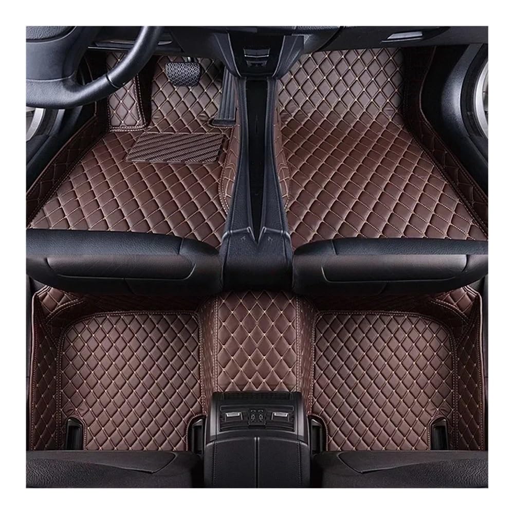 Nach Maß Auto FußMatten Für Freemont 7Seat 2011 2012 2013 2014 2015 2016 2017 2018 2019 Auto-Fußmatten Innenausstattung Allwetter-Automatten(Coffee) von XARNUH