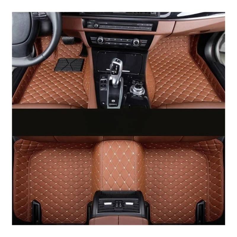 Nach Maß Auto FußMatten Für Für Vectra C 2002-2009 Jahre Custom Car Fußmatten Auto Teppiche Fuß Coche Auto Matten Set Zubehör(Brown) von XARNUH