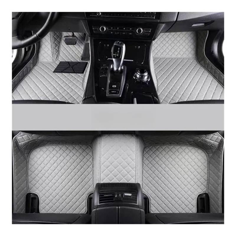 Nach Maß Auto FußMatten Für KIA Für Seltos Für KX3 2023 Jahre Custom Car Fußmatten Auto Teppiche Fuß Coche Auto Matten Set Zubehör(Grey) von XARNUH