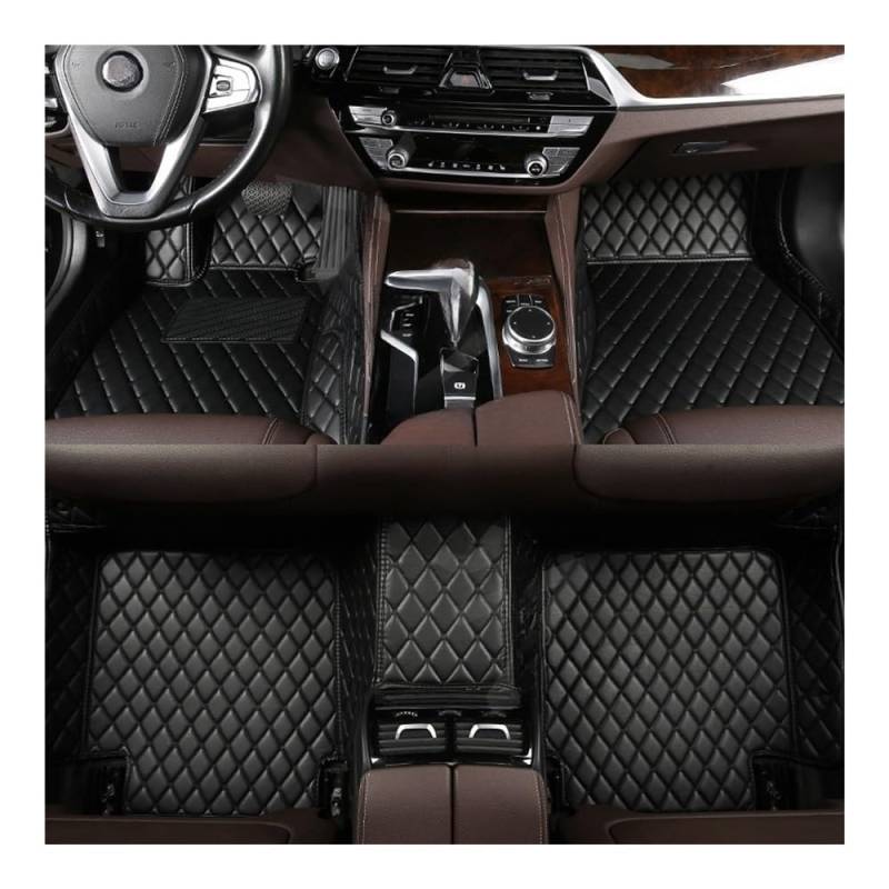 Nach Maß Auto FußMatten Für Opirus 2004-2008 Maßgefertigte Auto-Fußmatten Innenausstattung Allwetter-Automatten Auto-Fußmatten-Set Bodenbeläge(All Black) von XARNUH