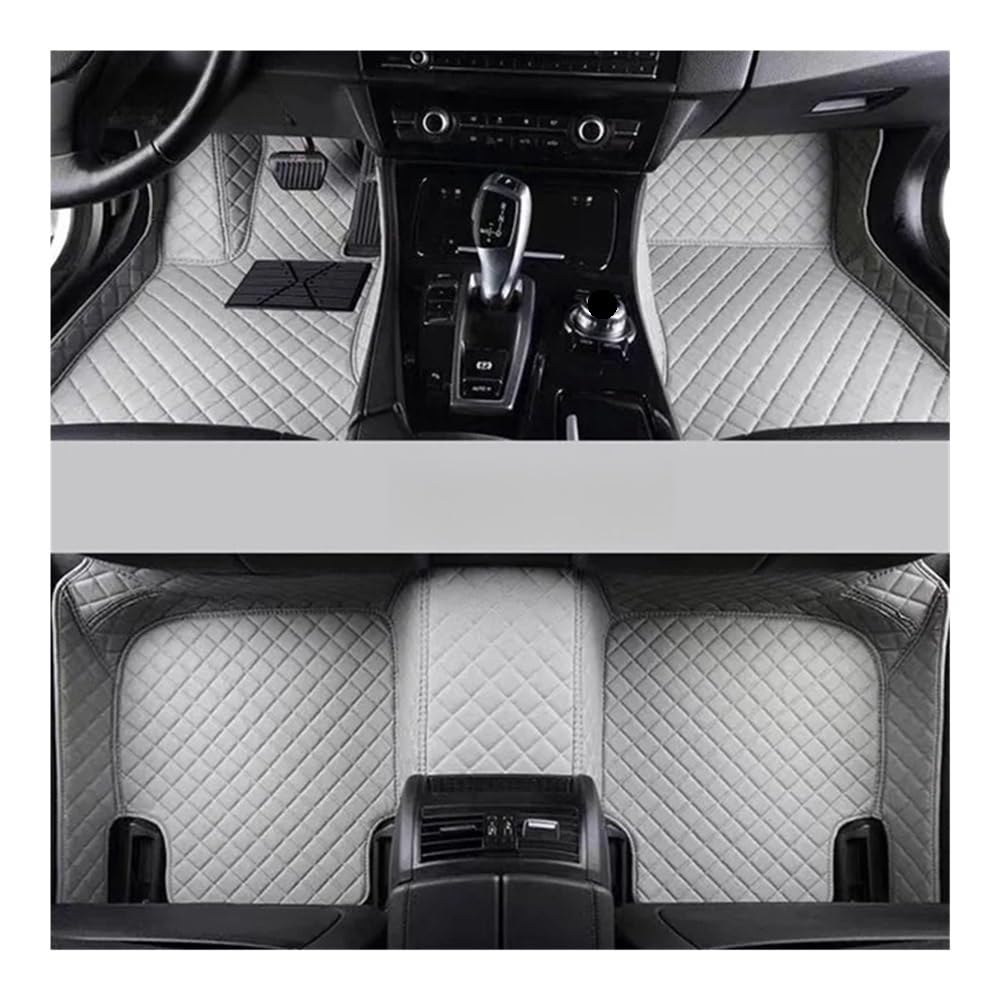Nach Maß Auto FußMatten Für Phaeton 5 Sitze 2002-2016 Jahre Custom Car Fußmatten Auto Teppiche Fuß Coche Teppich Liner Zubehör(Grey) von XARNUH