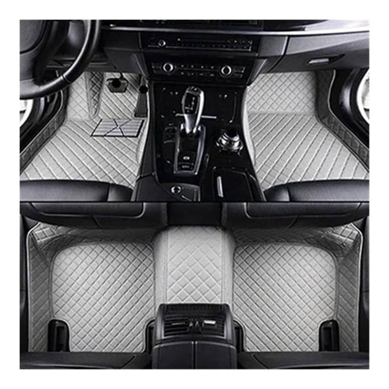 Nach Maß Auto FußMatten Für Q50 2014 2015 Benutzerdefinierte Volldeckung Auto-Fußmatten Innenausstattung Teppich Allwetter-Automatten(Gray) von XARNUH
