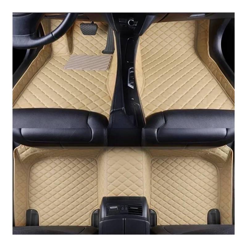 Nach Maß Auto FußMatten Für RS3 2015 2016 2017 2018 2019 2020 2021 2022 2023 Auto-Fußmatten Innenausstattung Auto-Fußmatten-Set(Beige) von XARNUH