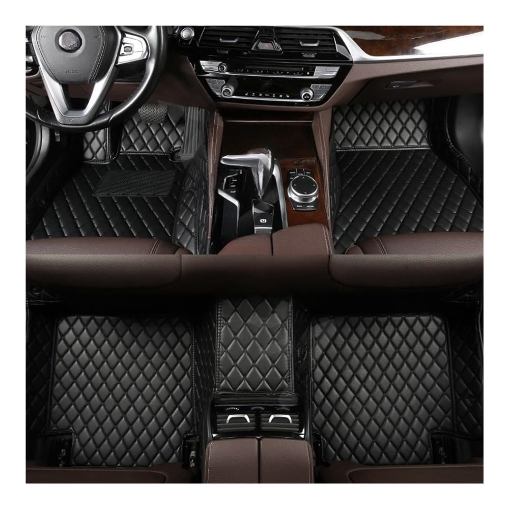 Nach Maß Auto FußMatten Für Sonata 2010 2011-2015 Custom Auto Bodenmatte Innenausstattung Allwetter Auto Matten Auto Matten Set(All Black) von XARNUH