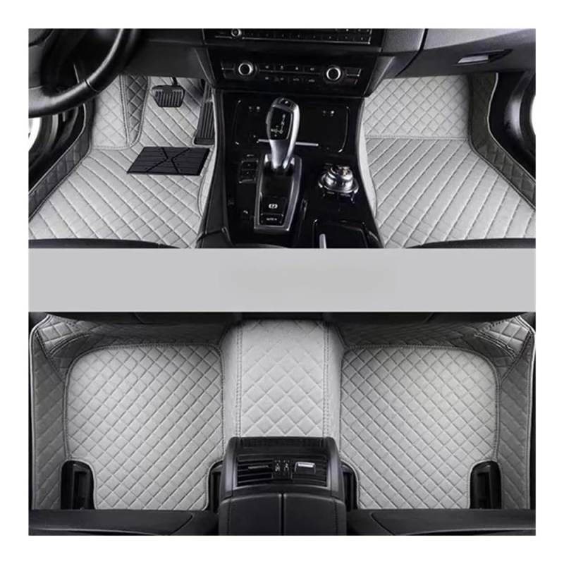 Nach Maß Auto FußMatten Für Tundra 2014-2021 Custom Auto Fußmatten Auto Teppiche Fuß Coche Zubehör Allwetter Autos Matten Auto Matten Set(Grey) von XARNUH