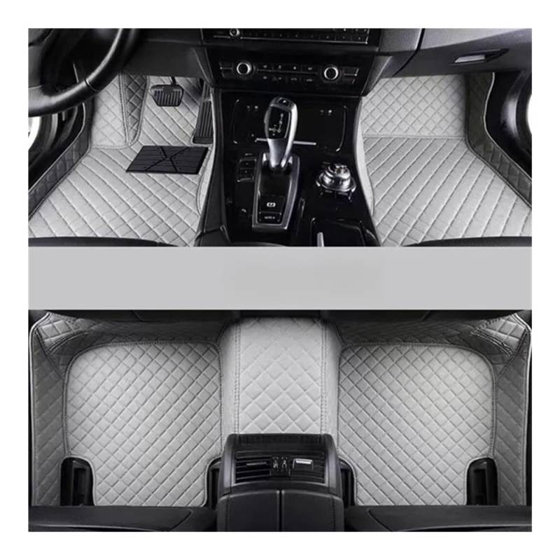 Nach Maß Auto FußMatten Für X1 2023 Auto-Fußmatten Autoteppiche Fuß Coche Zubehör Allwetter-Automatten Automatten-Set(Grey) von XARNUH