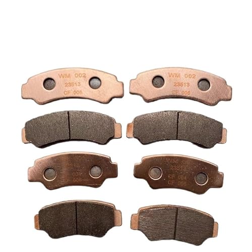 2 Stück vorne und 2 Stück hinten GESINTERTE Bremsbeläge ASSY 9AWA-0811A0 & 7020-0810A0 für CF Moto NEU 800CC 850 1000 ATV UTV U8 Z10 von XARONF