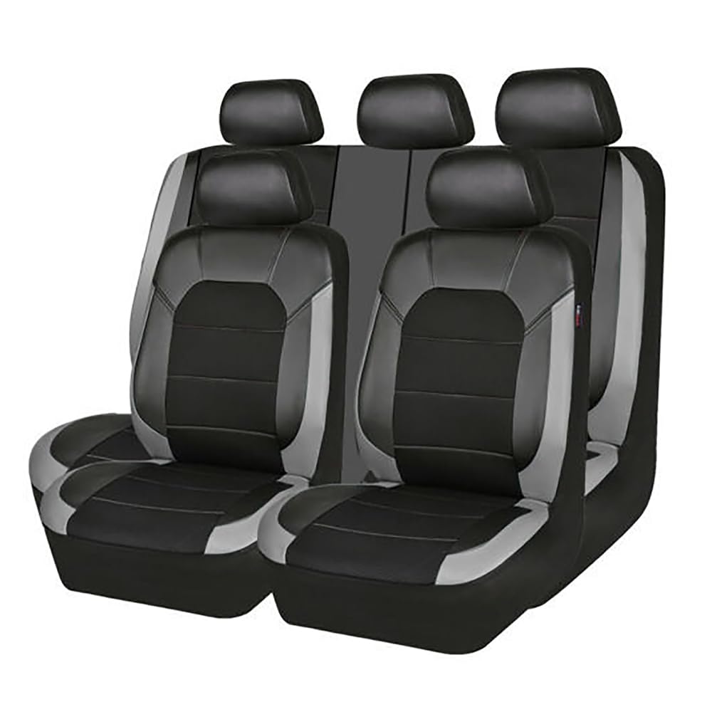 XATHKJOE 9 Stück Autositzbezüge Sitzbezug aus PU-Leder, für Hyundai i10 i-10 / i10 N Line 2000 2021 2022 2023 2024 Auto Sitzbezüge,Auto Zubehör Innenraum,Wasserdichter,C-Grey XATHKJOE 9 Stück Autositzbezüge Sitzbezug aus PU-Leder, für Hyundai i10 i-10 / i10 N Line 2000 2021 2022 2023 2024 Auto Sitzbezüge,Auto Zubehör Innenraum,Wasserdichter,C-Grey von XATHKJOE