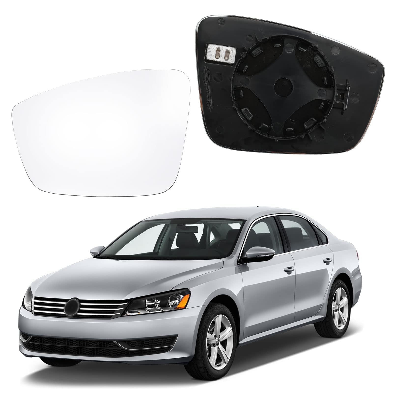Auto Außen Spiegelglas Für VW CC 2009-2018 Ersatzspiegel Flügel Spiegel Glas Beheizte Außenspiegel Glas Auto Spiegel,A-left Auto Außen Spiegelglas Für VW CC 2009-2018 Ersatzspiegel Flügel Spiegel Glas Beheizte Außenspiegel Glas Auto Spiegel,A-left von XBBLB