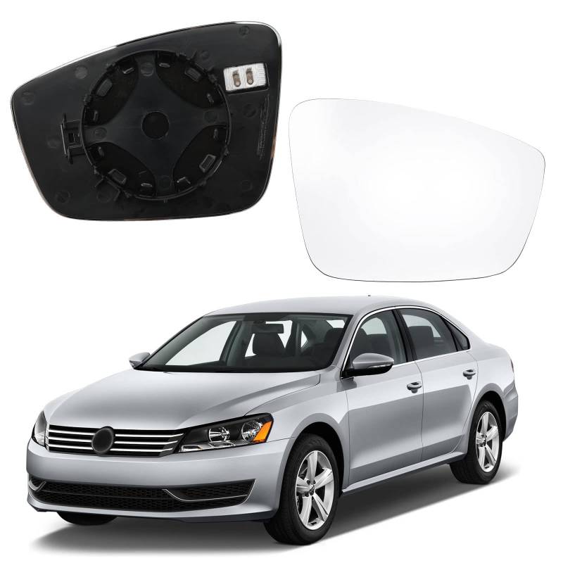 Auto Außen Spiegelglas Für VW Scirocco 2008-2011 Ersatzspiegel Flügel Spiegel Glas Beheizte Außenspiegel Glas Auto Spiegel,B-right von XBBLB