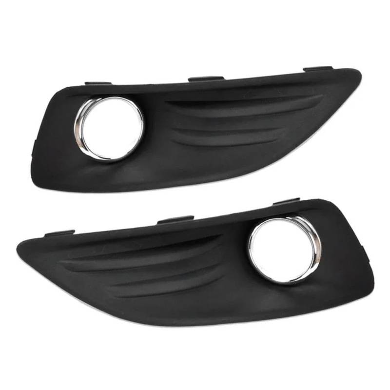 XBBLB Auto Nebelscheinwerfergitter Für Ford Fiesta JA8 2013–2017 Frontstoßstange Nebelscheinwerfer Lampe Kühlergrill Ersatz Auto Styling,Pair von XBBLB