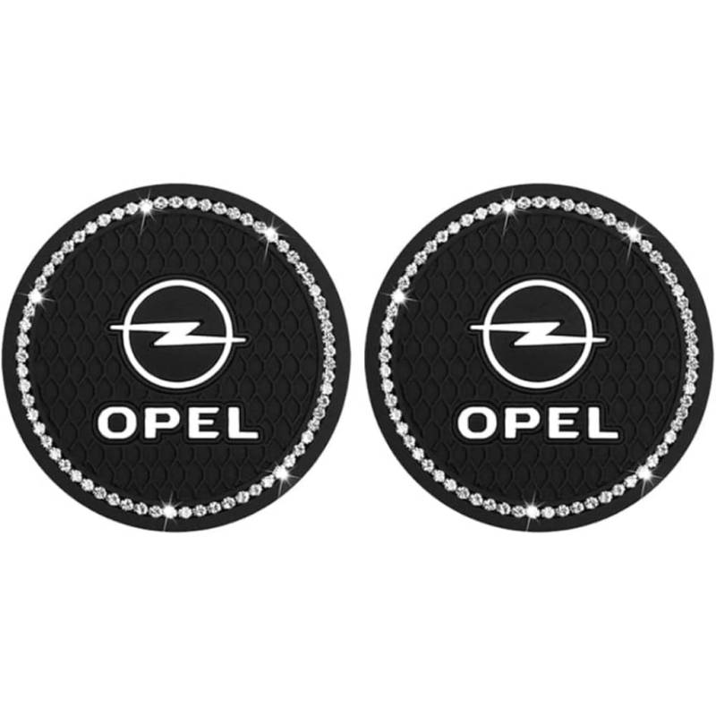 XBDHDBS Auto Getränkehalter Untersetzer für Opel Corsa D 2006-2014,2 Stück Anti-Rutsch Verdicken Auto Untersetzer Einsatz Autozubehör von XBDHDBS