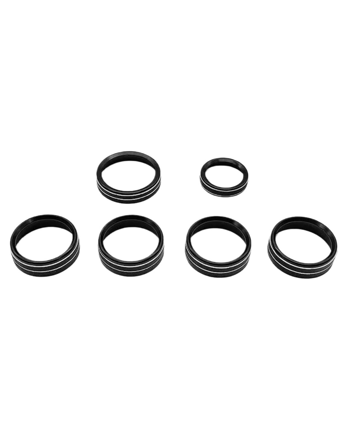A/C Bedienfeld Für Ford Für F150 XLT 2016 2017 2018 2019, (Nicht Für 2021 2022 2023) Klimaanlage Schalter, Anhänger, 4WD, Volumen Knob Taste Innenraum Reparatursatz(Black) von XBDYGS