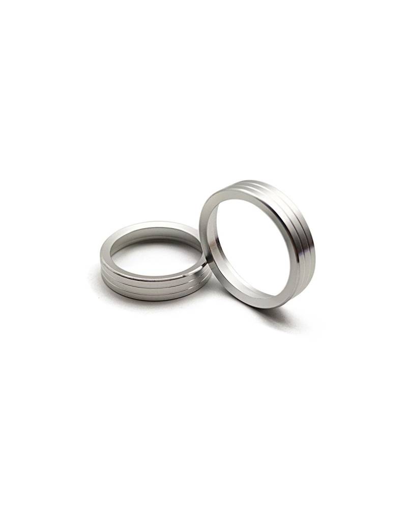 A/C Bedienfeld Für Grand Für Cherokee Scheinwerfer Schalter Audio Knob Ring Innenraum Reparatursatz(Silver) von XBDYGS