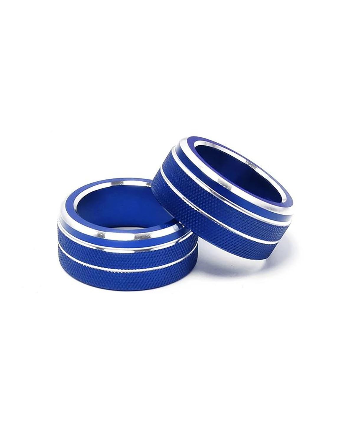 A/C Bedienfeld Für Toyotaes Für Corolla E210 2019 2020 2021 2022 2023 2024 Für Hybrid Auto Klimaanlage Schalter Knopf Ring Innenraum Reparatursatz(Blue) von XBDYGS