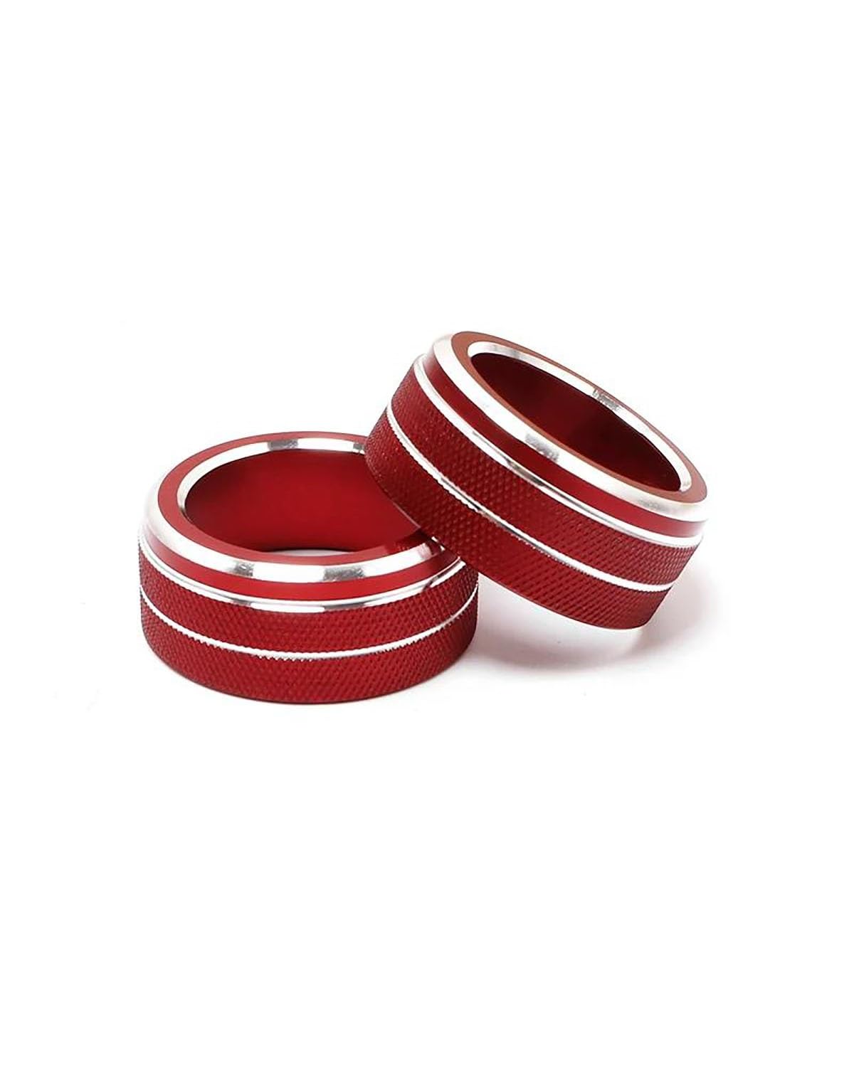 A/C Bedienfeld Für Toyotaes Für Corolla E210 2019 2020 2021 2022 2023 2024 Für Hybrid Auto Klimaanlage Schalter Knopf Ring Innenraum Reparatursatz(Red) von XBDYGS