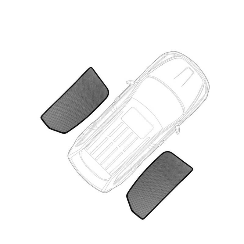 Auto Sonnenschutz Für 2011 2012 2013 2014 2015 2016 2017–2022 Auto Sonnenblende Fenster Windschutzscheiben Abdeckung Sonnenschutz Vorhang Car Shades(2PCS Rear) von XBDYGS
