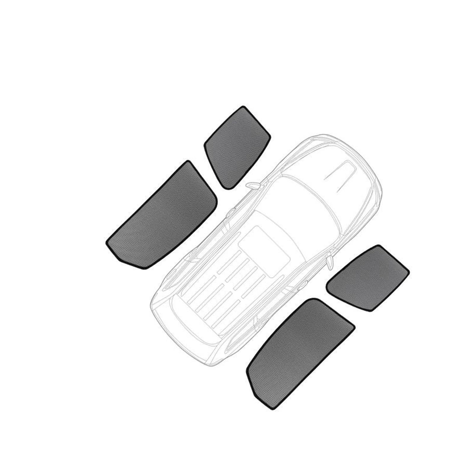 Auto Sonnenschutz Für 2011 2012 2013 2014 2015 2016 2017–2022 Auto Sonnenblende Fenster Windschutzscheiben Abdeckung Sonnenschutz Vorhang Car Shades(4PCS Side) von XBDYGS