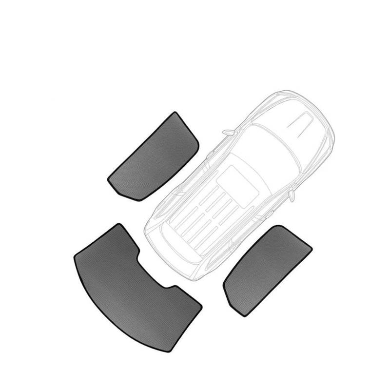 Auto Sonnenschutz Für Passat Für B8 Wagon Variant 2016 2017 2018 2019 2020 2021 2022 2023 Autofenster Sonnenblende Car Shades(2 Rear Back Window) von XBDYGS