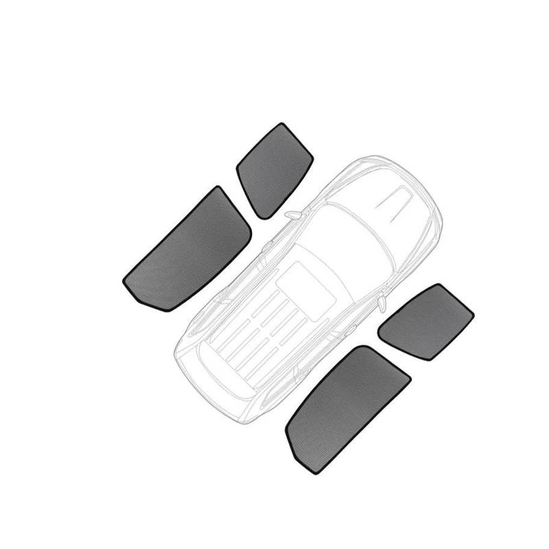 Auto Sonnenschutz Für Passat Für B8 Wagon Variant 2016 2017 2018 2019 2020 2021 2022 2023 Autofenster Sonnenblende Car Shades(4PCS Side) von XBDYGS