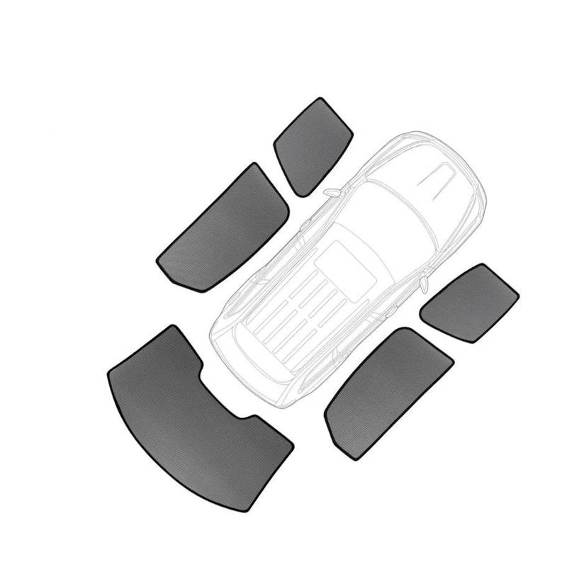 Auto Sonnenschutz Für Passat Für B8 Wagon Variant 2016 2017 2018 2019 2020 2021 2022 2023 Autofenster Sonnenblende Car Shades(5pcs) von XBDYGS