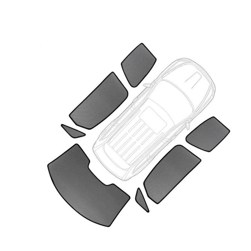 Auto Sonnenschutz Für Passat Für B8 Wagon Variant 2016 2017 2018 2019 2020 2021 2022 2023 Autofenster Sonnenblende Car Shades(7pcs) von XBDYGS