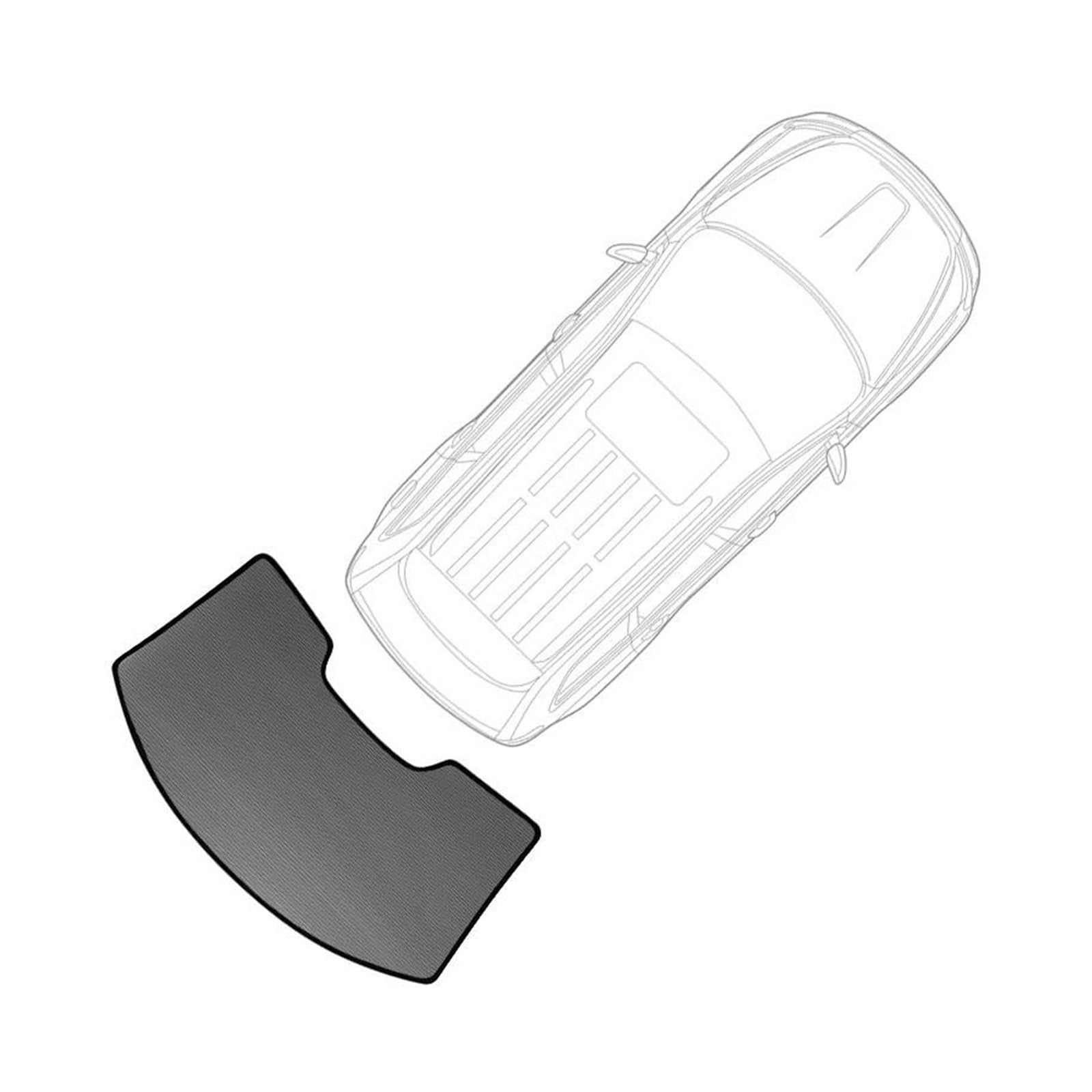 Auto Sonnenschutz Für Passat Für B8 Wagon Variant 2016 2017 2018 2019 2020 2021 2022 2023 Autofenster Sonnenblende Car Shades(Back Windshield) von XBDYGS