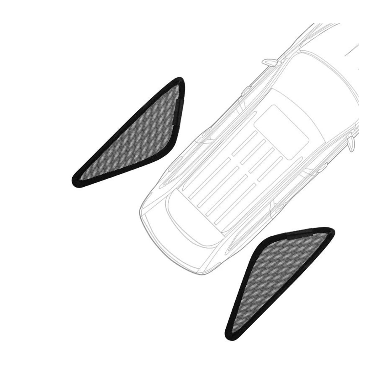 Auto Sonnenschutz Für Passat Für B8 Wagon Variant 2016 2017 2018 2019 2020 2021 2022 2023 Autofenster Sonnenblende Car Shades(Triangular Windows) von XBDYGS