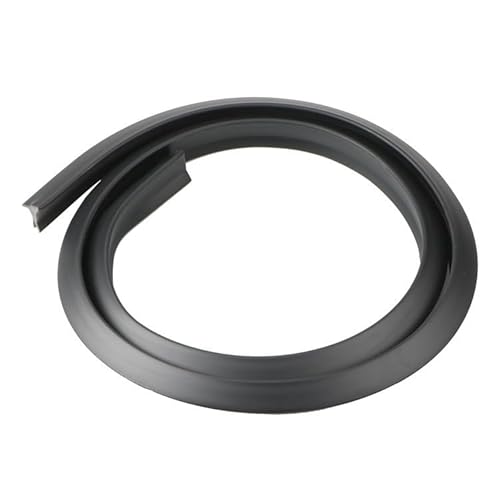 Kotflügelverbreiterung Automobil Universal Dreieckige Gummi Rad Augenbraue Für Reine Schwarz Rad Augenbraue Dekorative Streifen Rad Kotflügel Streifen Streifen Radlaufleiste(Black Strip) von XBDYGS
