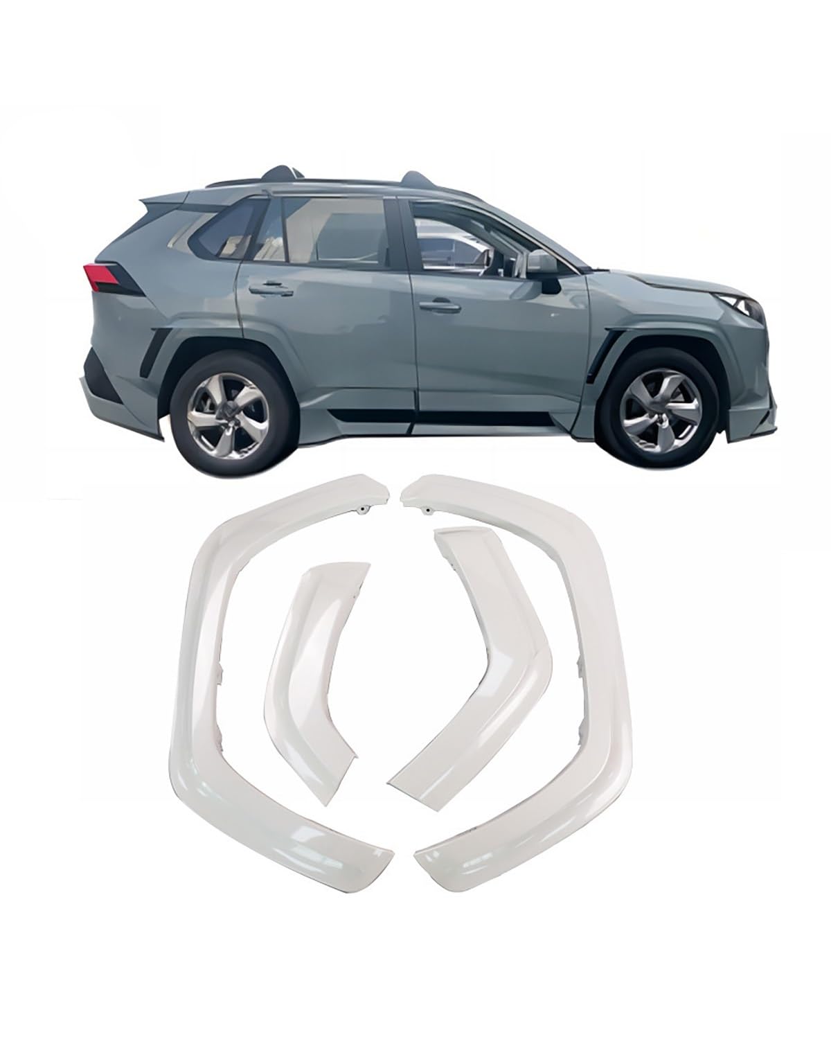 Kotflügelverbreiterung Für RAV4 Für TRD Radlauf und Luftführungssatz ab 2019 Radlaufleiste Kotflügelverbreiterung Für RAV4 Für TRD Radlauf und Luftführungssatz ab 2019 Radlaufleiste von XBDYGS